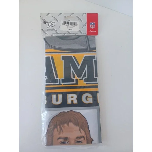 PITTSBURGH STEELERS Super Bowl XL Champions Fan Lot FLAG 27 by 37 Pins‎ New - Picture 5 of 9